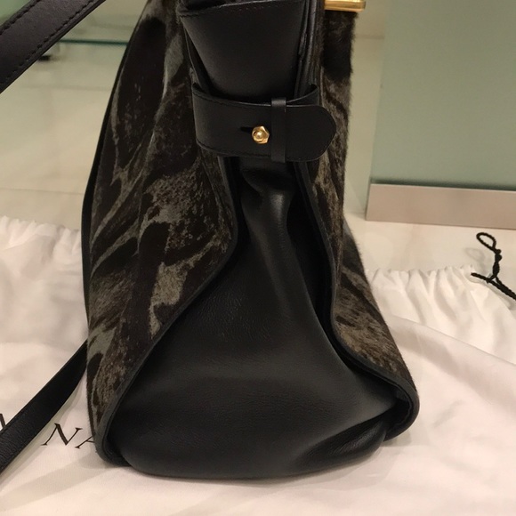 Nina Ricci leather and calf hair handbag - Picture 7 of 10